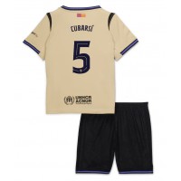 Barcelona Pau Cubarsi #5 Vonkajší Detský futbalový dres 2025-26 Krátky Rukáv (+ trenírky)